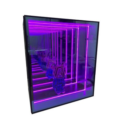 Buen gabinete de visualización de espejo de abismo de luz de tono variable para interiores y exteriores