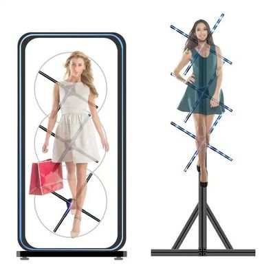 Actualice su juego de publicidad con ventiladores holográficos de voltaje de entrada 100-240W / AC 50/60HZ