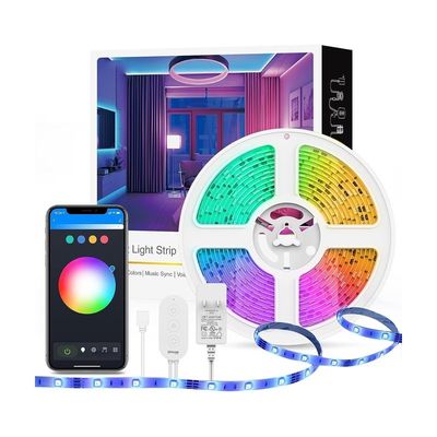 5050 Luzes de fondo RGB 2M Luz de fondo 5V USB TV LED de la banda para TV de luz de fondo Duración de vida 50000 horas