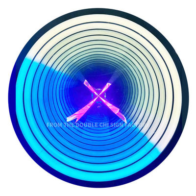 Signo de letra de túnel LED de vidrio con efecto espejo infinito y voltaje DC12V/AC110-220V