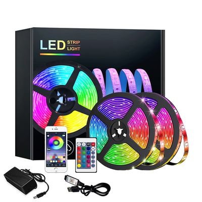 5050 Luzes de fondo RGB 2M Luz de fondo 5V USB TV LED de la banda para TV de luz de fondo Duración de vida 50000 horas