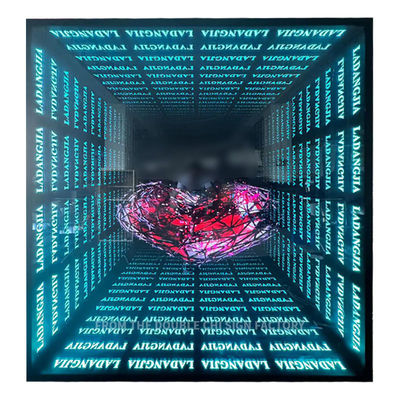 Tabla de letras de neón LED RGB de espesor personalizado para 2023 Video luz LED de pared 3D Signo de letra
