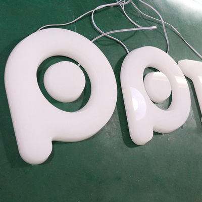 Caracteres luminosos Lámparas de letras LED Señales de pared para pantallas publicitarias interiores y exteriores
