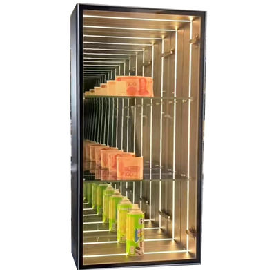 Caso de pantalla de luz LED de alto brillo personalizado para Magic Mirror Glass Cake Hat Watch