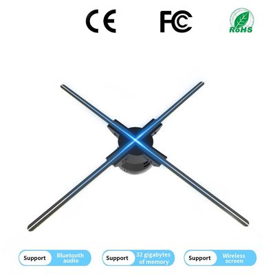Modelo universal 1700cd Proyector de hologramas 65cm Brillo y contenido de la APP