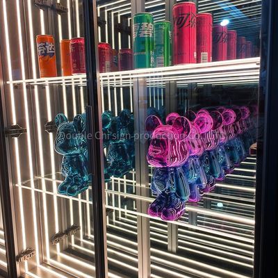 Ornamentos de modelos de pantalla de espesor personalizados para tendencias de moda y espejo infinito de vidrio