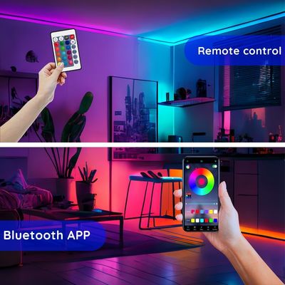 Controlador de banda de luz LED inteligente con chip led SMD 5050 y vida útil de 2 años