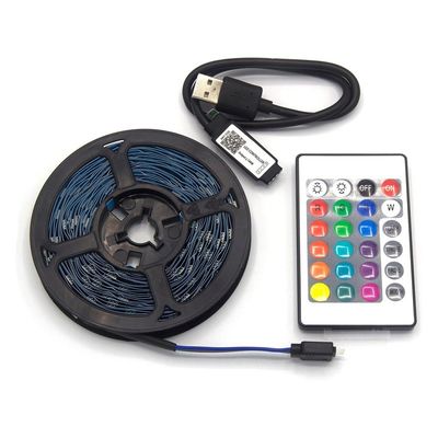 5m 12v 5050 RGB LED Luces de banda de píxeles Flexible control remoto WiFi Inteligente Multi Color
