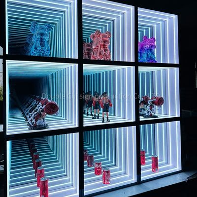 Experimenta la magia de las vitrinas y el grosor personalizado del gabinete de espejos del Abismo