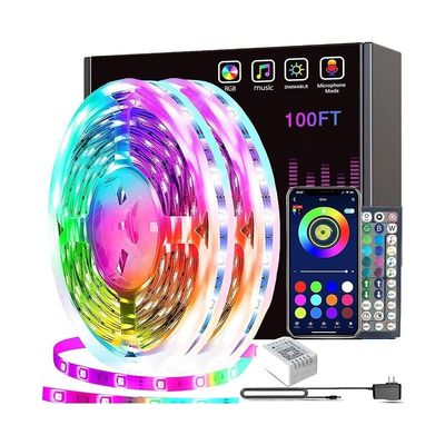 12V 10mmPCB Magic LED Strip 60LEDS/M IC WS2811 5050RGB IP20 50000 Tiempo de trabajo CRI 80