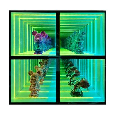 Tendencia Infinity Mirror Display Case para joyería Cosmética Perfume y Reloj Personalizable