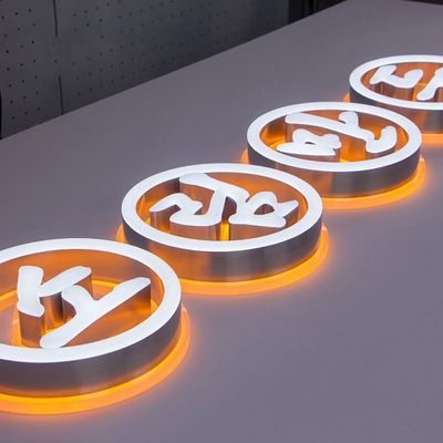 50000 horas de vida útil de la luz de la letra LED señal de luz para caracteres luminosos que muestran