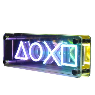 Tienda de productos explosivos Tableros de señalización LED con espejos infinitos acrílicos y luces Neno