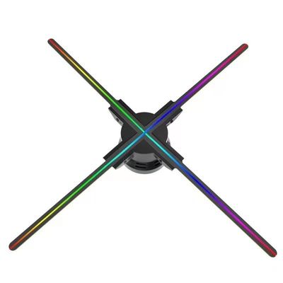 50cm 65cm 70cm 100cm LED Fan 3D Holográfico de publicidad Fan proyector de hologramas