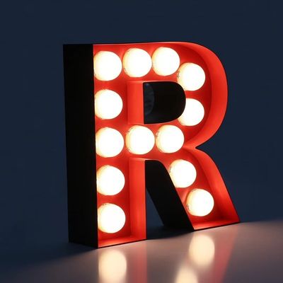 Lámparas de letras LED acrílicas de cartel digital al aire libre con alta luminosidad Fuente de luz