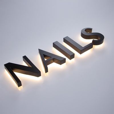 Lámparas de letras LED acrílicas de cartel digital al aire libre con alta luminosidad Fuente de luz