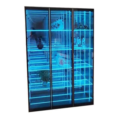Casilla de pantalla de espejo de abismo infinito de alta luminosidad LED para decoraciones de productos 2024