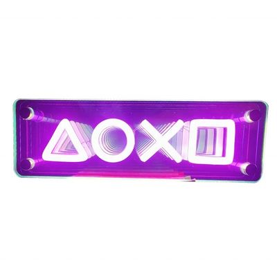 Consumo de energía DC 12V/AV110V-220V LED Letras Abismo Espejo Luces publicitarias