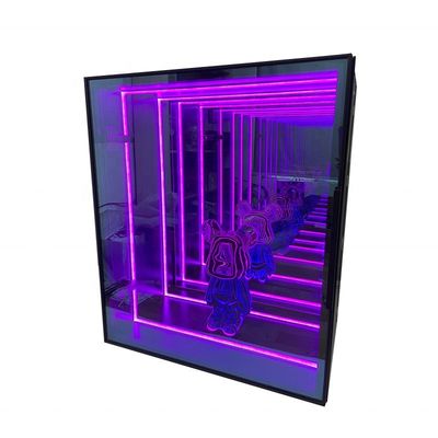 DC12V/AC110-220V Voltage Infinity Mirror Abyss Cases de visualización para las vitrinas de su tienda