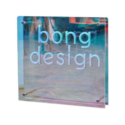Luz de letras LED 3D Panfletos Infinity Mirror Tablero de luz Publicidad de su negocio