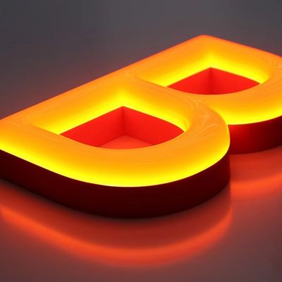50000 horas de trabajo de por vida letras de canal LED personalizadas para la señalización de tiendas al aire libre