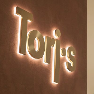 50000 horas de trabajo de por vida letras de canal LED personalizadas para la señalización de tiendas al aire libre