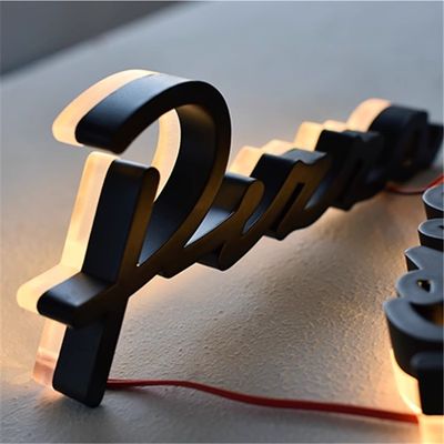 50000 horas de trabajo de por vida letras de canal LED personalizadas para la señalización de tiendas al aire libre