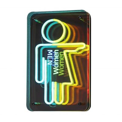 Delicado tablero de señalización de neón LED Infinito Letters Infinity Mirror Logotipo para interiores