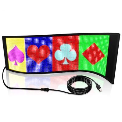 Nivel ≥ 150° Vertical Ángulo de visión 170° Pantalla LED para luz de coche programable con aplicación inteligente
