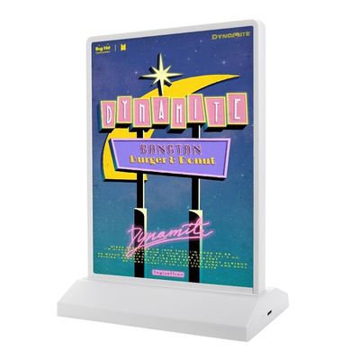 Exhibición de la caja de luz de publicidad A4