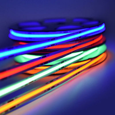 3- Alta CRI 90 LED Color DC24V LED sin puntos Cob Strip 528Leds para iluminación flexible