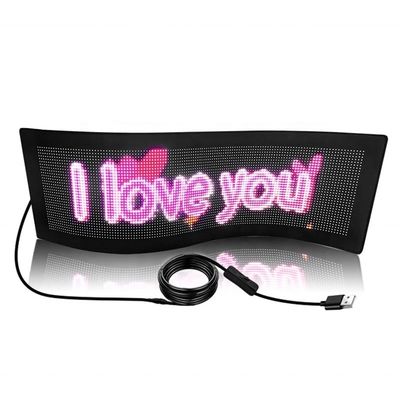 Control de aplicaciones inteligentes tablero de señalización USB LED para sala de exposiciones mini pantalla publicitaria LED