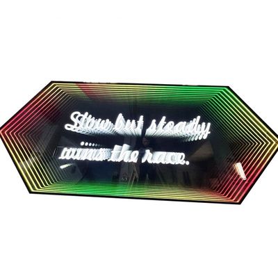 Colorido LED Infinity Abyss Sign para soluciones personalizadas de visibilidad y señalización de negocios