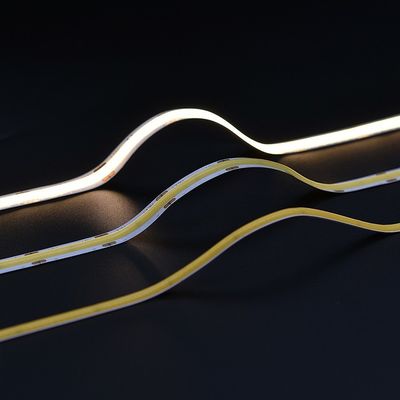 Ángulo de haz de 180 grados 5mm Ultra Slim COB Strip Light para iluminación de hogar inteligente flexible