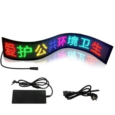 Pantalla de desplazamiento de publicidad Bluetooth Display Centro comercial Panel de matriz LED flexible