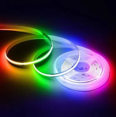RA90 512Leds 10W/M Cob Led Strip Light para el hogar Solución de iluminación de edificios de oficina