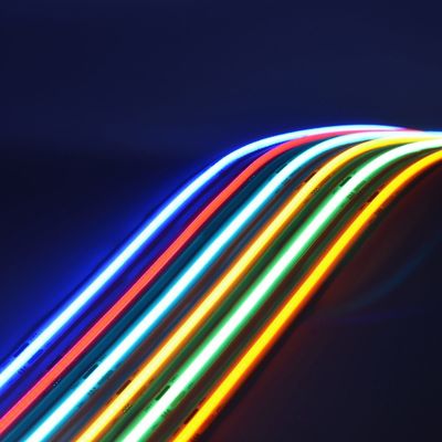RGBCW RGBW RGB COB Silicona Direccionable LED Strip Light Cob Strips para cuerdas ligeras