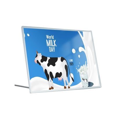 12V/1a-5W Consumo de energía Tabla de visualización de menús de comida rápida Caja de luz LED para restaurante