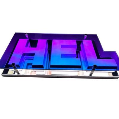 Delicado Led Mini Letters Electrónico Infinity Mirror Led Neon Sign Producto personalizado