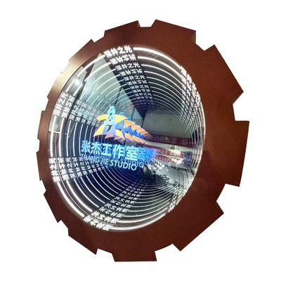Acrílico Personalizado 3D LED Letras de Canal de Pista Neón Espejo Infinito Iluminación de Signos LED