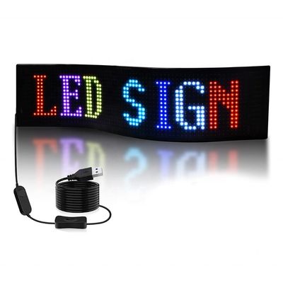 Display de señales LED con panel de matriz LED de desplazamiento para mensajes programables