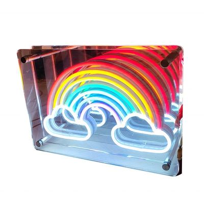 Acrílico Personalizado 3D LED Letras de Canal de Pista Neón Espejo Infinito Iluminación de Signos LED