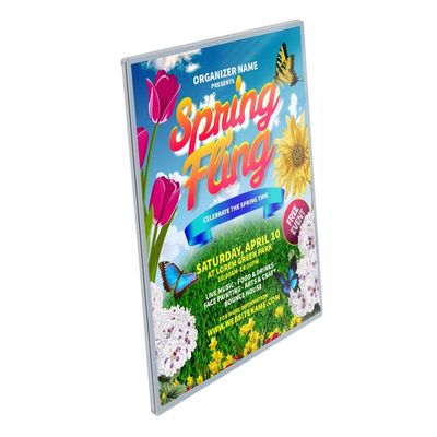Caja de luz de publicidad de escritorio A3 Acrílico Flashing Led Light Tabla de menú de tarjeta de visualización