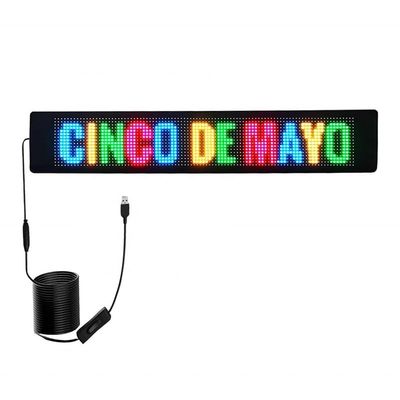 Relación de contraste ≤1/10000 Panel de matriz LED de control Bluetooth para graffiti personalizado