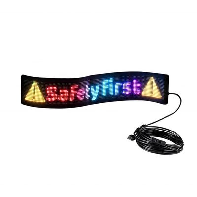 App Control LED Sign Board para automóviles Deslizamiento de texto Pantalla de matriz de pantalla digital