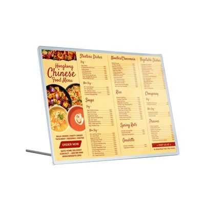 Pedir marcos de aluminio retroiluminados LED para carteles y señalización 12V/1a-5W Consumo de energía