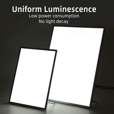 Pedir marcos de aluminio retroiluminados LED para carteles y señalización 12V/1a-5W Consumo de energía