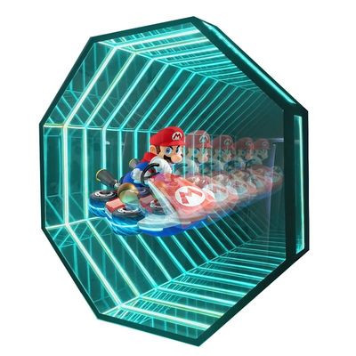 3D LED Holograma Fan Abismo Espejo Cartelera La Última Herramienta de Publicidad