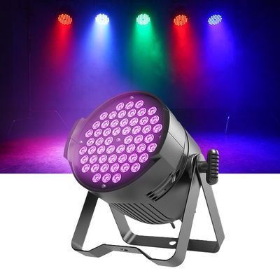 Proyectores Modelo privado 54x3w Rgbw Led Dmx Lavado 3in1 Par Luz para la actuación en el escenario