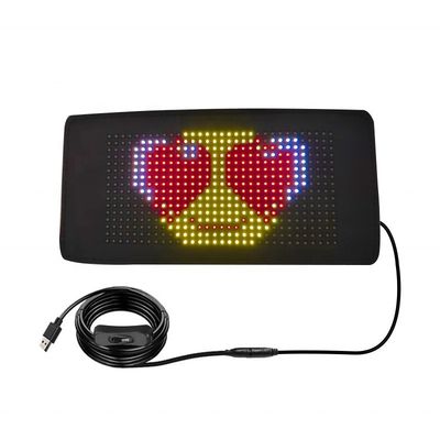 Luces de publicidad de automóviles con panel de matriz LED USB/5V